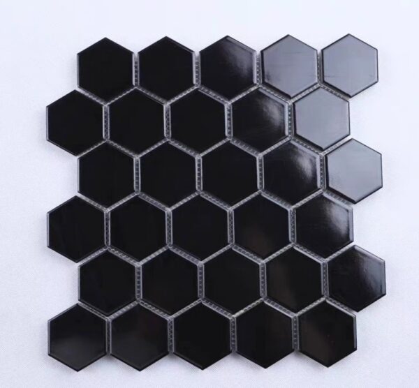 Classic Hexagon Mosaic Tiles 51x59 MM กระเบื้องโมเสกหกเหลี่ยม - Image 2