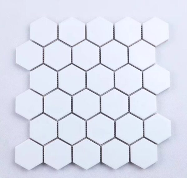 Classic Hexagon Mosaic Tiles 51x59 MM กระเบื้องโมเสกหกเหลี่ยม - Image 4
