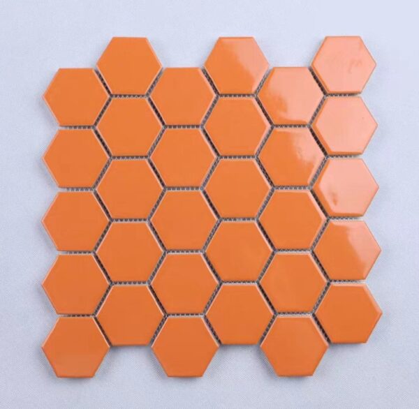 Classic Hexagon Mosaic Tiles 51x59 MM กระเบื้องโมเสกหกเหลี่ยม - Image 3