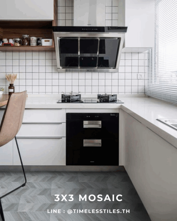 3x3 Square Mosaic Tiles กระเบื้องโมเสก 97 MM. - Image 5