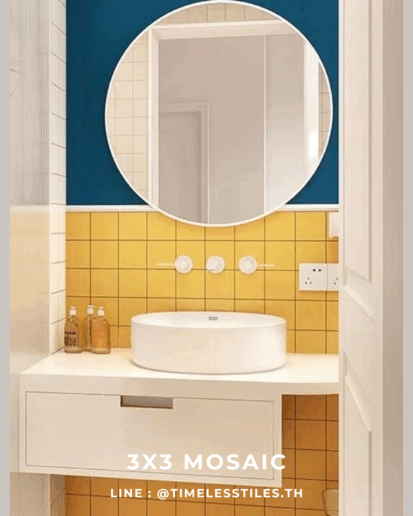 3x3 Square Mosaic Tiles กระเบื้องโมเสก 97 MM. - Image 6