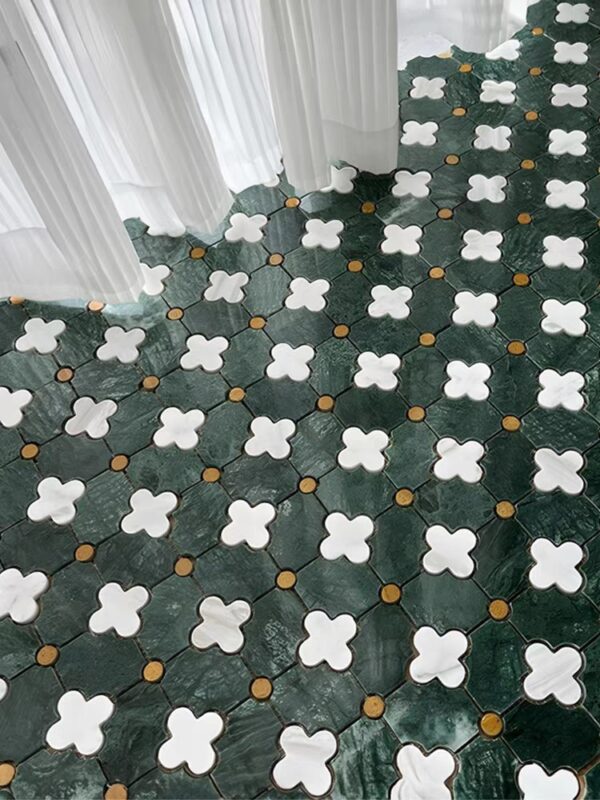 Majestic Floral Tiles กระเบื้องหินอ่อนทรงดอกไม้ 200x200 MM. - Image 2
