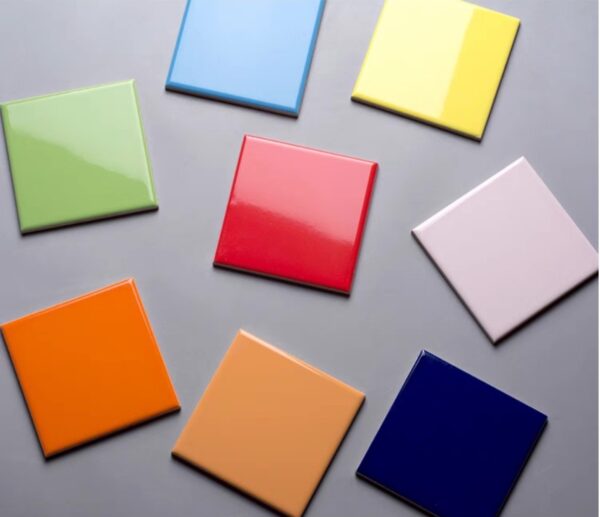 SQUARE TILES 100 MM. กระเบื้องเซรามิก สี่เหลี่ยมจตุรัส - Image 3