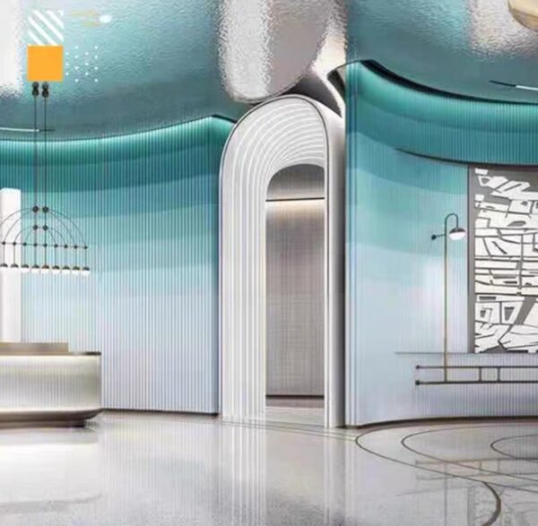 Lonn Ceramic Tiles 25x300 MM กระเบื้องเซรามิกทรงโค้ง - Image 4