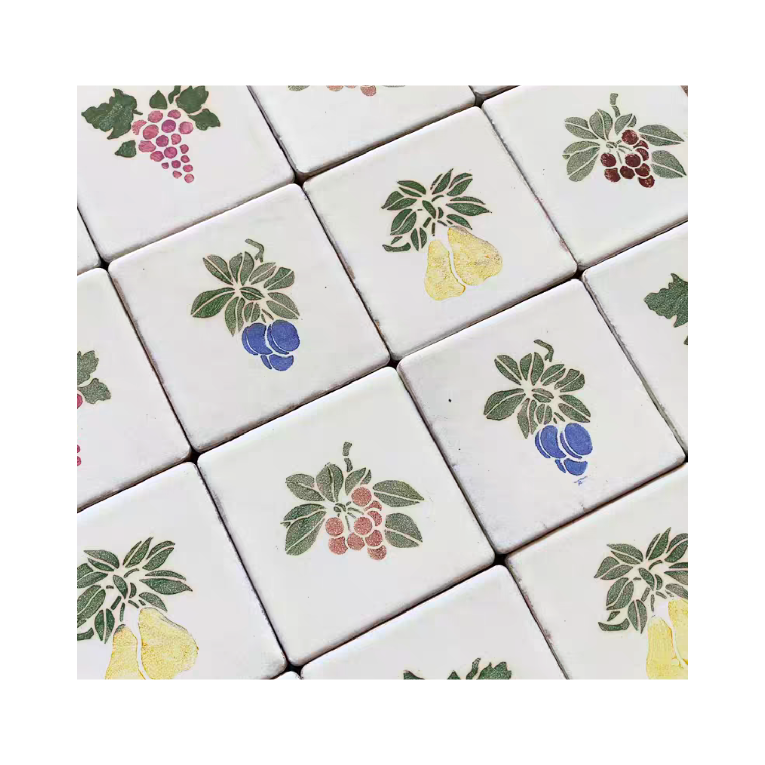 กระเบื้องเซรามิก กระเบื้องวินเทจ กระเบื้องฝรั่งเศษ กระเบื้องคลาสสิก ceramic tiles delft tiles fruit tiles