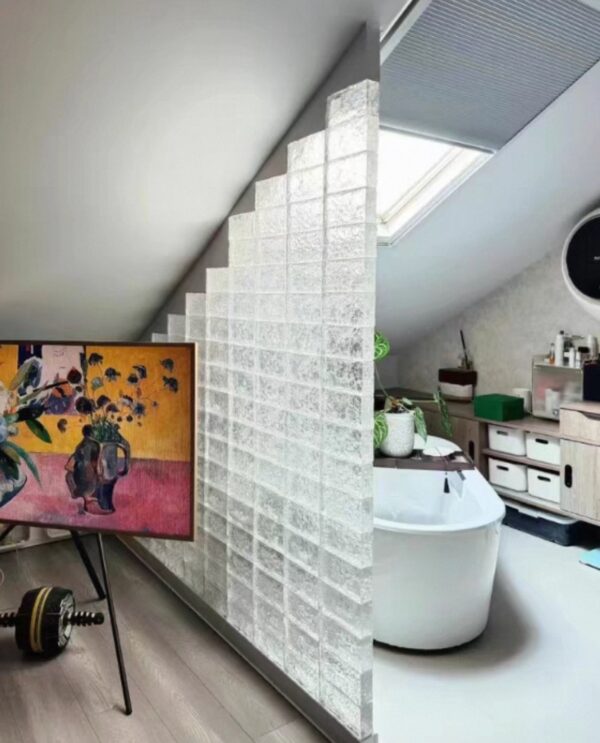 ICE GLASS BRICK อิฐบล๊อกแก้ว 200*100*50 MM - Image 3