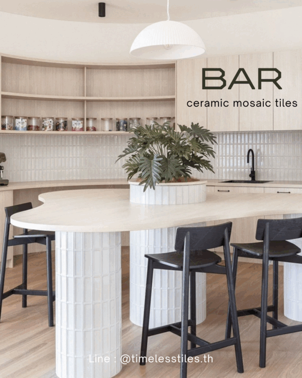 Bar Mosaic Tiles กระเบื้องเซรามิก 285x293 MM. - Image 4