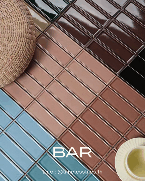 Bar Mosaic Tiles กระเบื้องเซรามิก 285x293 MM. - Image 5